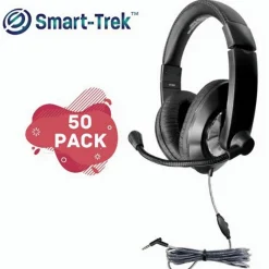 Smart-Trek™ Deluxe Stereo Headsets - 50 Pack