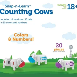 Snap-n-Learn™ Counting Cows - 20 Pieces