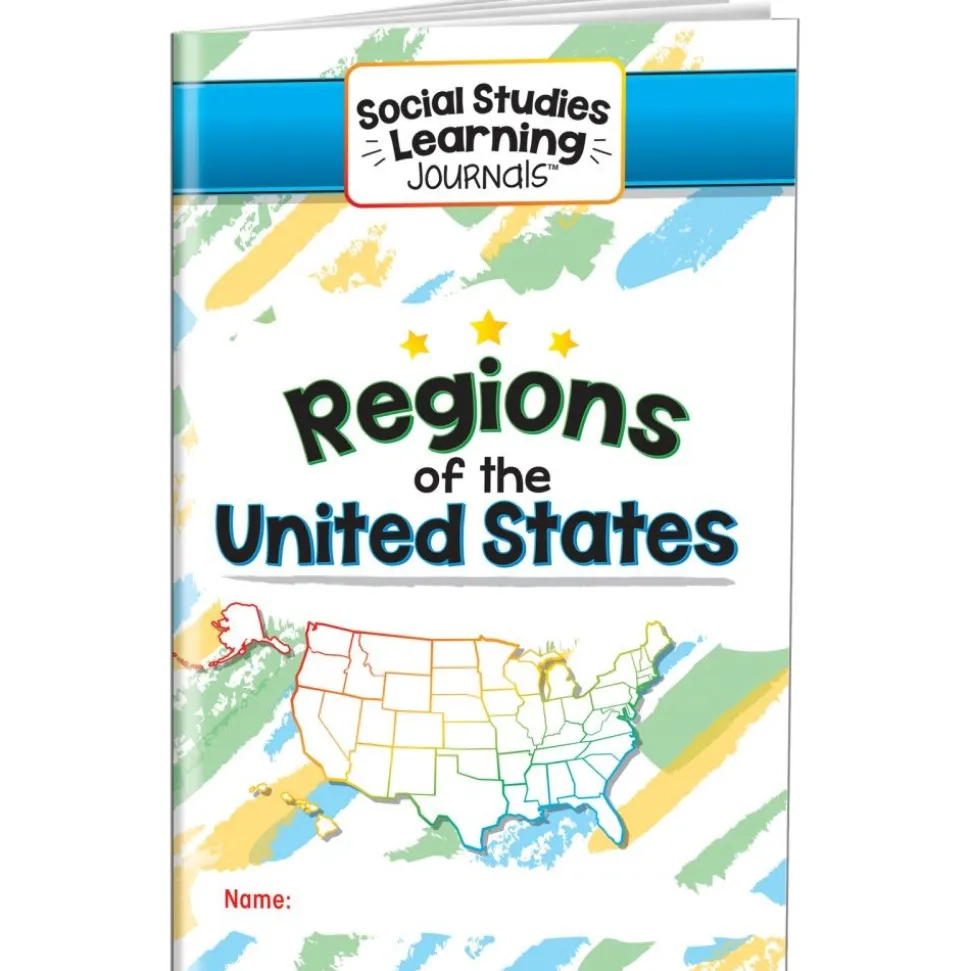 Social Studies Learning Journals™ - Regions Of The United States - 24 journals
