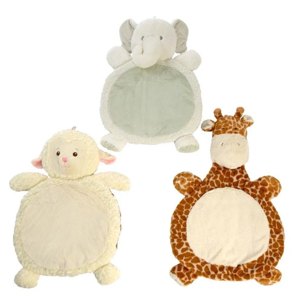 Soft Baby Mats -Elephant, Giraffe, & Lamb - Set of 3