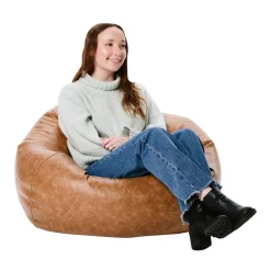 SoftScape Classic 35" Standard Bean Bag - Distressed Pecan