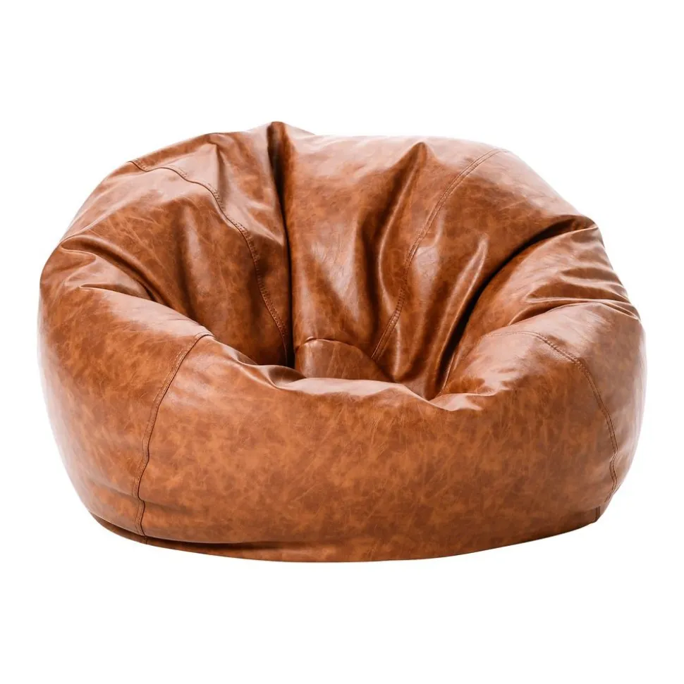 SoftScape Classic 35" Standard Bean Bag - Distressed Hazelnut