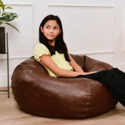 SoftScape Classic 35" Standard Bean Bag - Distressed Chestnut