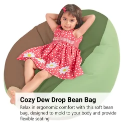 SoftScape Dew Drop Bean Bag - Earthtone