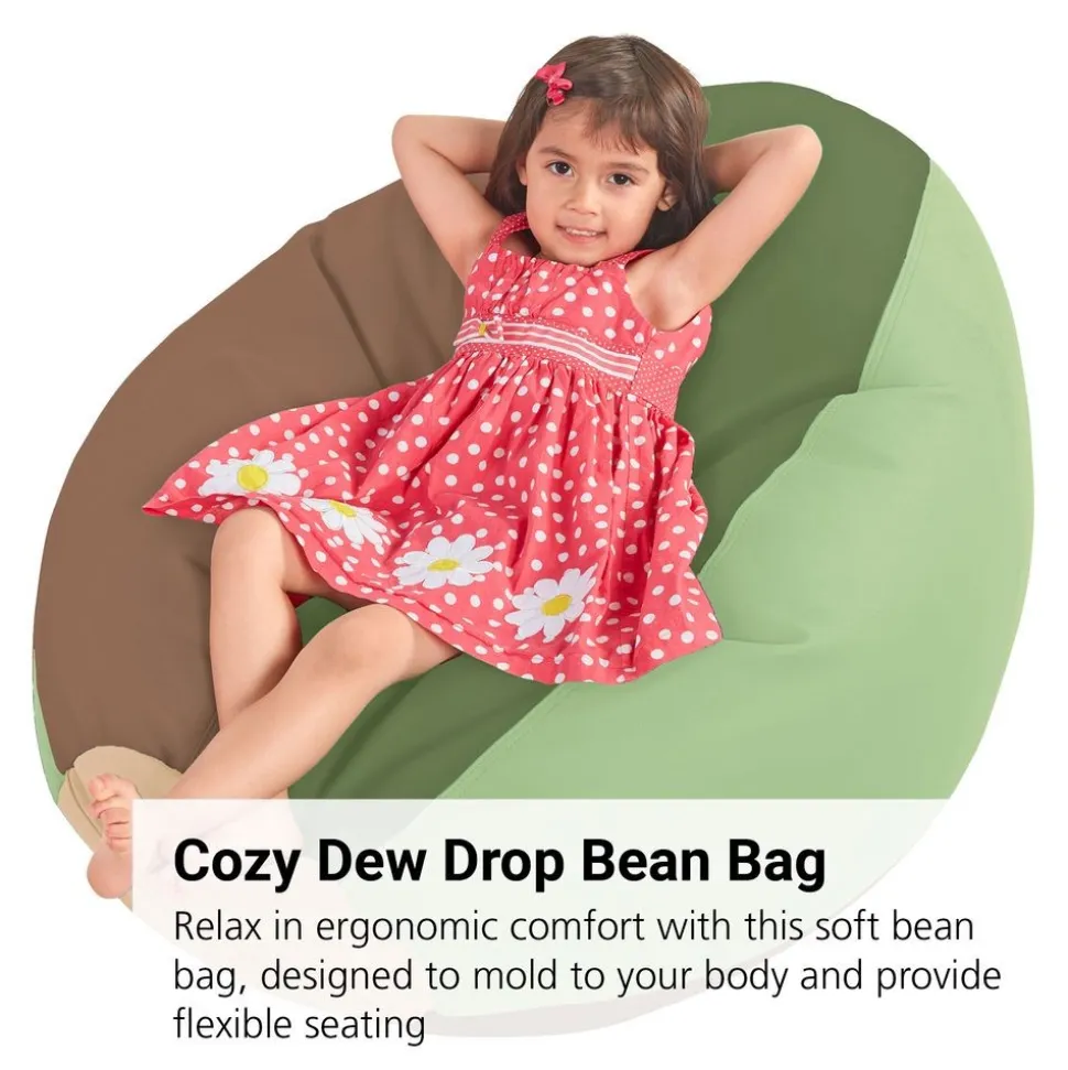 SoftScape Dew Drop Bean Bag - Earthtone