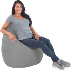 SoftScape Dew Drop Bean Bag - Gray
