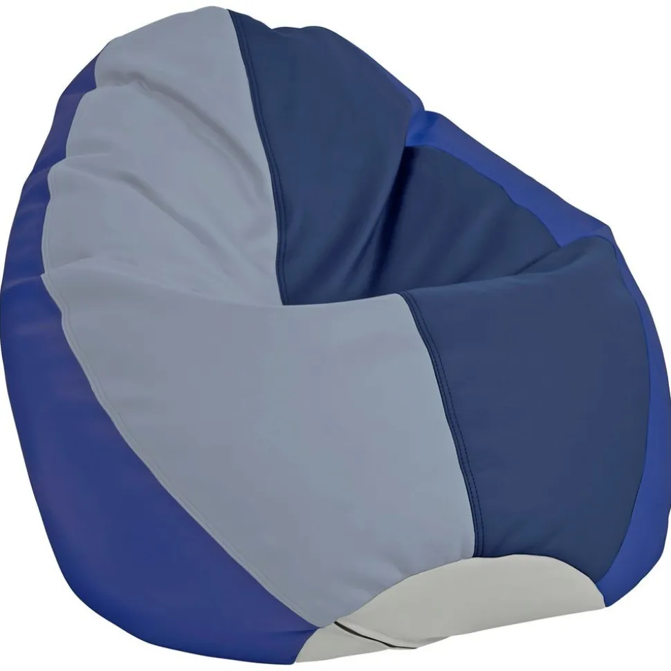 SoftScape Dew Drop Bean Bag - Navy/Powder Blue