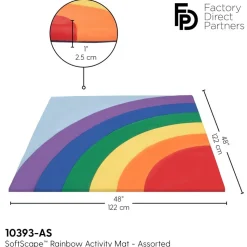 SoftScape Rainbow Activity Mat - Assorted