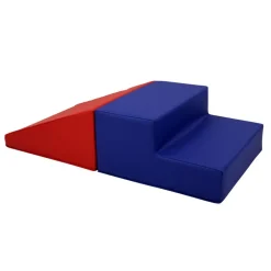 SoftScape Toddler Playtime Step and Slide Climber - Blue/Red
