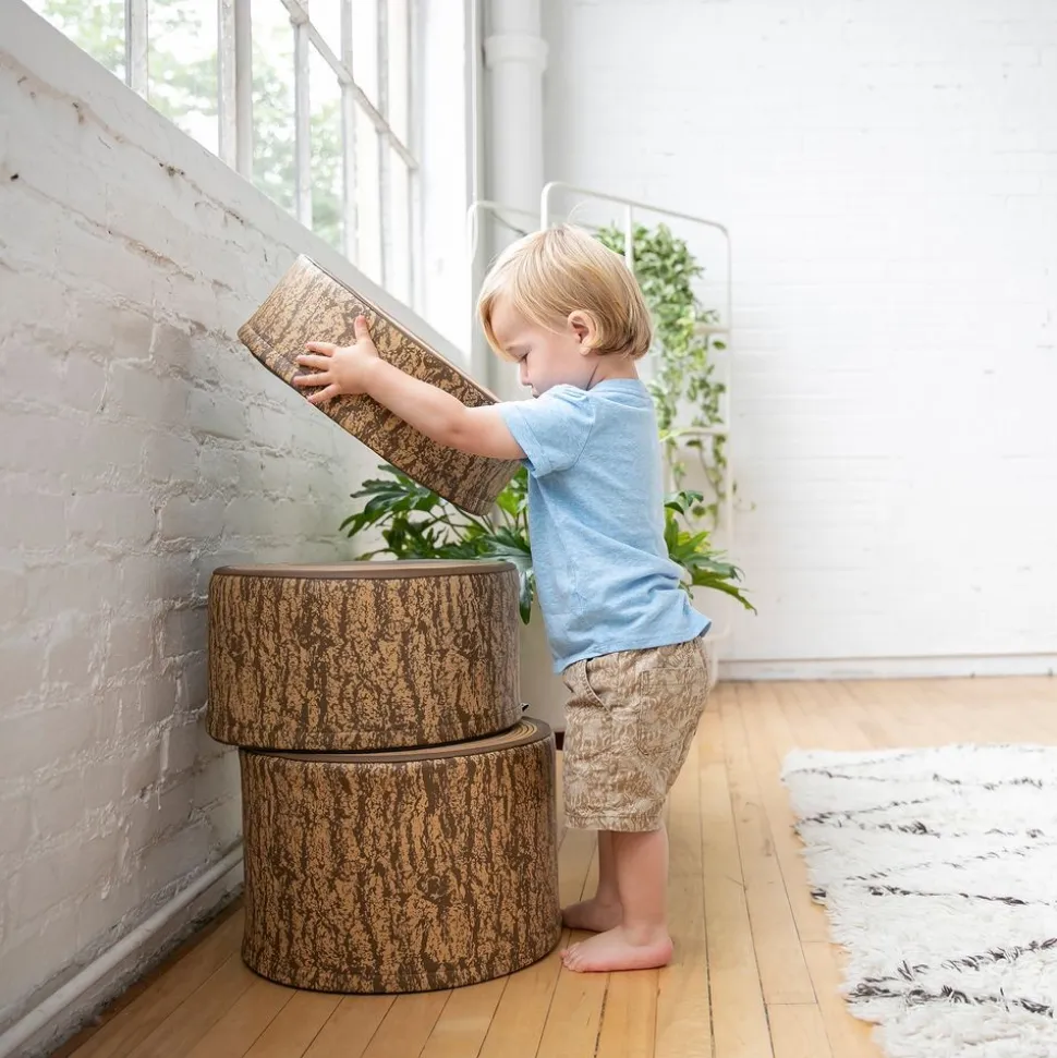 SoftZone Tree Stump Stool - 3 Piece Set