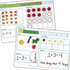 Solving Problems Two-Sided Dry Erase Boards Set - 6 Boards