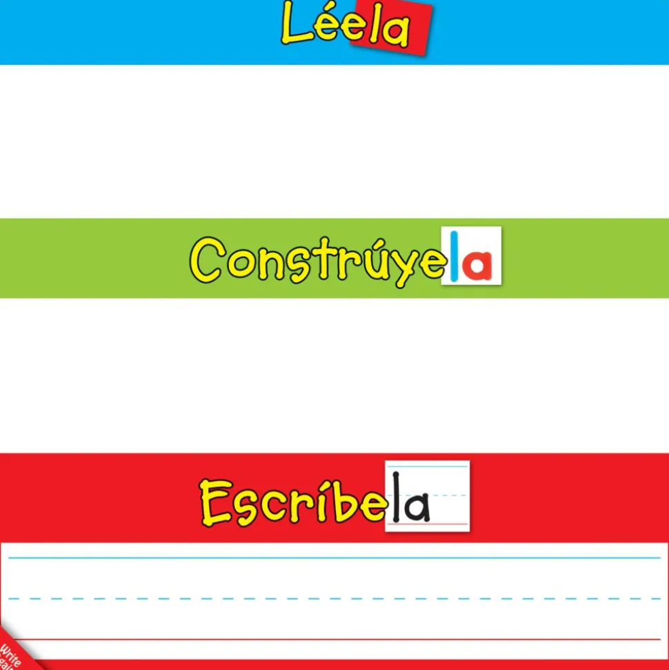 Spanish Magnetic Read, Build, And Write Boards With Magnetic High-Frequency Words And Letters Kit - 1 multi-item kit