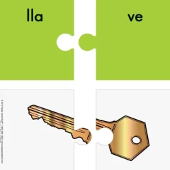 Spanish Syllable Puzzles - 1 Set