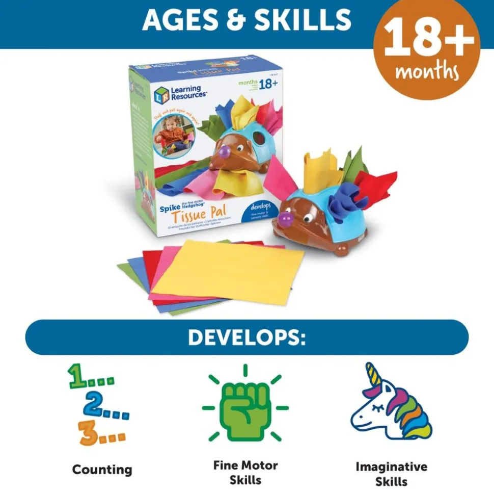 Spike the Fine Motor Hedgehog® Tissue Pal™