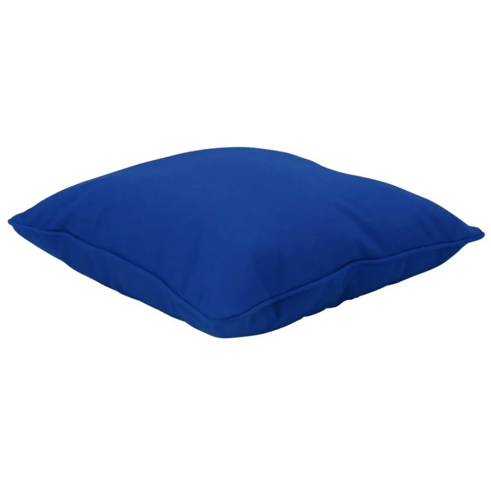 15" Square Indoor/Outdoor Pillow, 2 Pack - Blue