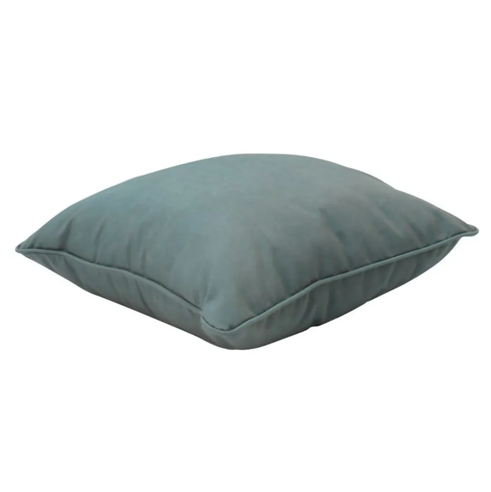 15" Square Indoor/Outdoor Pillow, 2 Pack - Dusty Turquoise