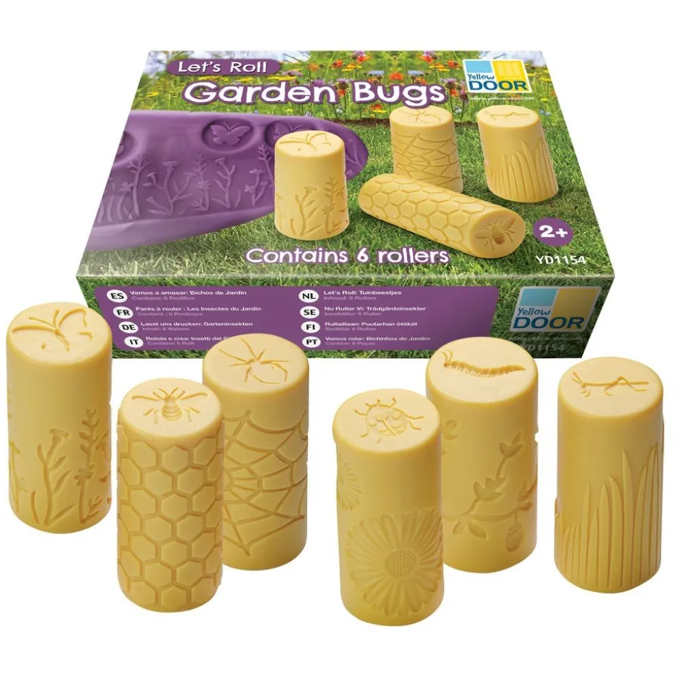 6 Stamper Rollers - Garden Bugs - 12 Different Stampers