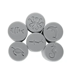 6 Stamper Rollers - Ocean Life - 12 Different Stampers