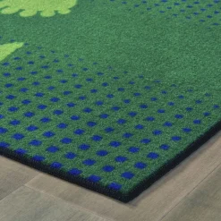 Stand and Wait Rug - 3' x 4'6", Green