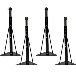 Standard Ball Glide Legs for Activity Tables in Black - 4 Pack