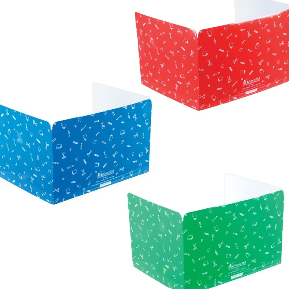 Standard Privacy Shields - Set of 12 - 3 Group Colors - Glossy