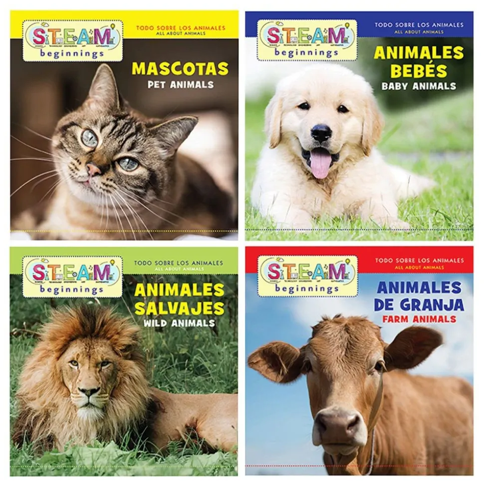 STEAM Beginning Spanish, Set of 4 Books