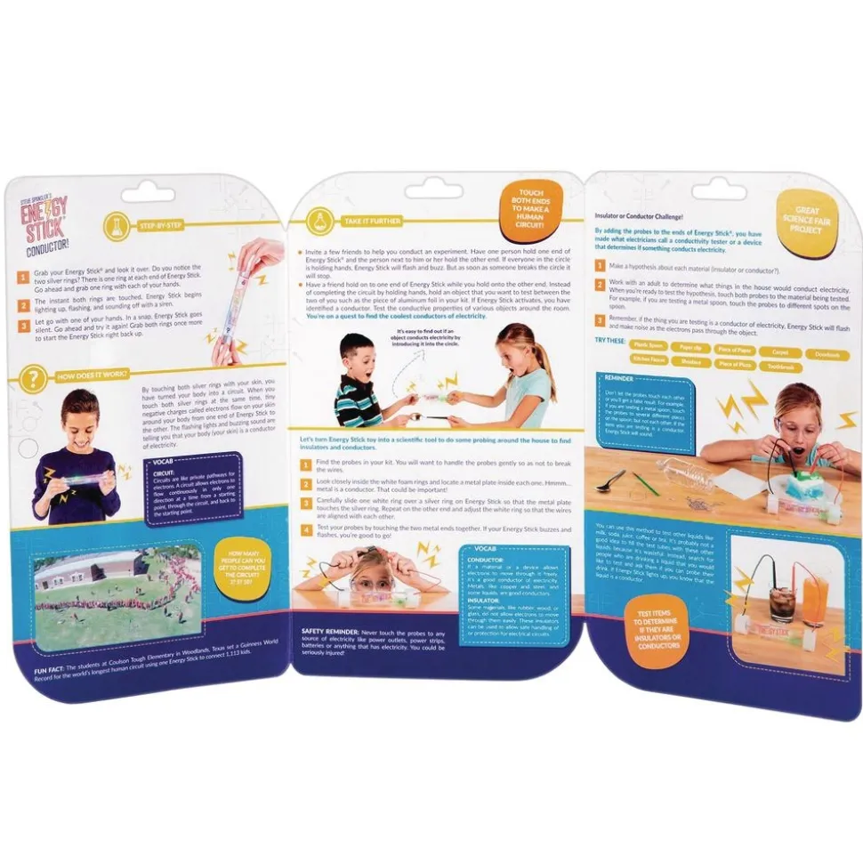 Steve Spangler Science® Steve Spangler Energy Stick Conductor Blister Card
