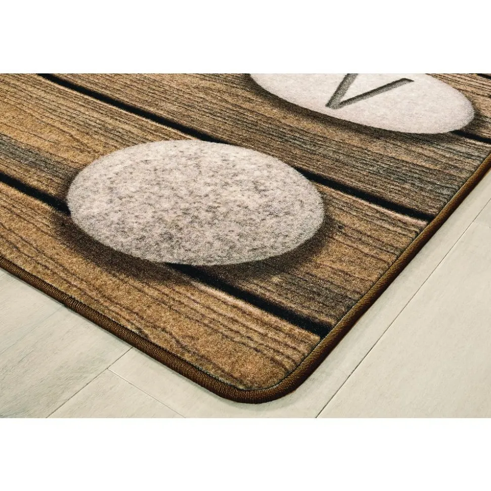 Stones Seating 6' x 9' Rectangle Pixel Perfect Carpet
