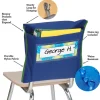 Store More ® Deep-Pocket Chair Pockets - 36 Pack - Navy/ Green