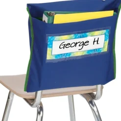 Store More ® Deep-Pocket Chair Pockets - 36 Pack - Navy/ Green