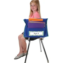 Store More® Dual Storage Deep-Pocket Chair Pockets - 36 Pack - Blue/ Mint