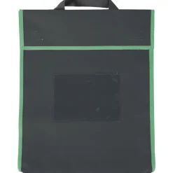 Store More® Large Book Pouches - Black With Neon Trim - Set Of 4