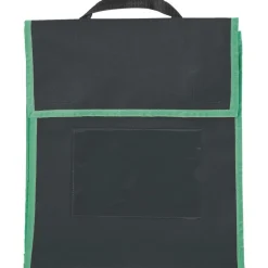 Store More® Medium Book Pouches - Black With Neon Trim - Set of 4