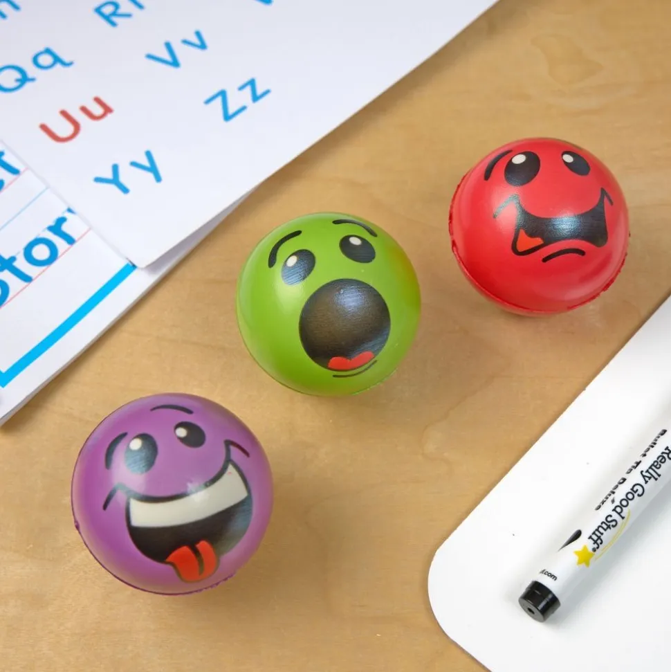 Stress Silly Face Balls - 12 balls