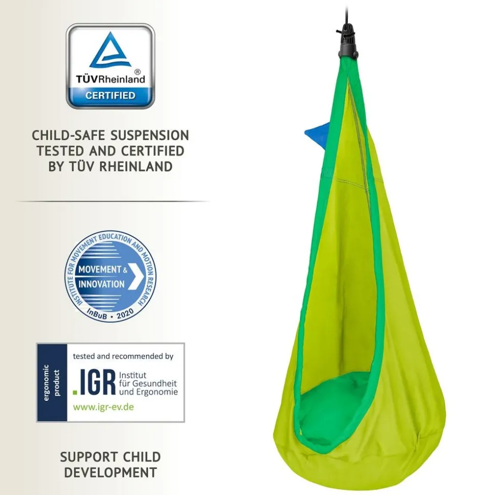 Student Swing Chair - 100% Organic Cotton including Suspension