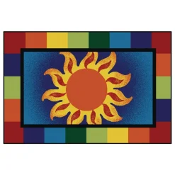 Sunny Day 4' x 6' Rectangle Kids Value Carpet