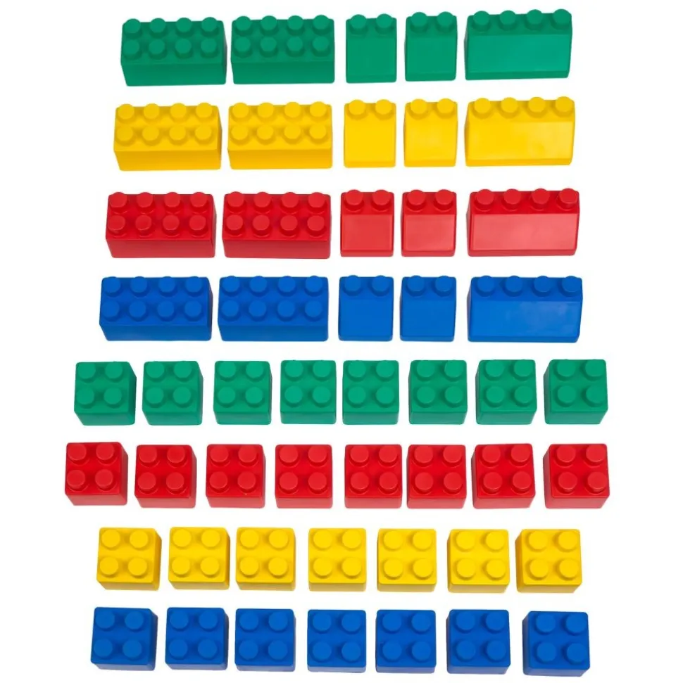 Super Soft Edublocks - 50 Pieces