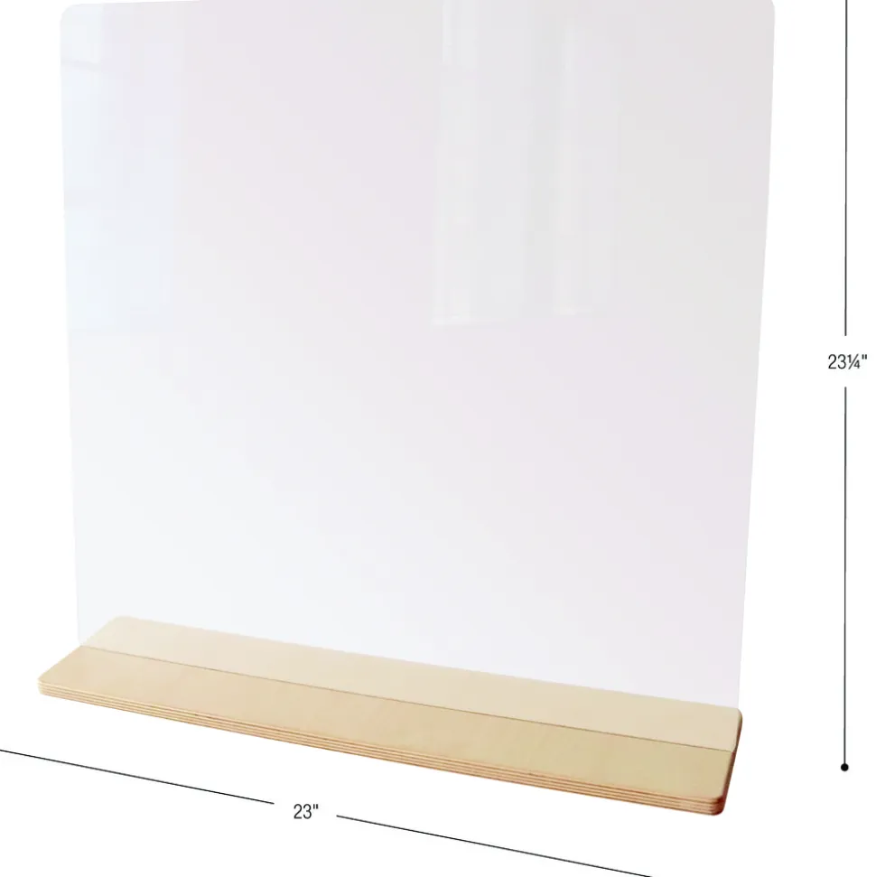 Tabletop Sanitary Divider, 23"W