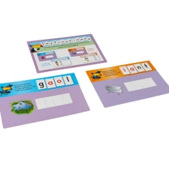 Tarjetas de trabajo: Construcción de palabras (Spanish Word Building Task Cards) - 21 cards
