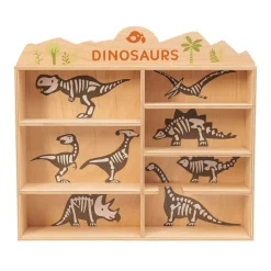 Tender Leaf® Dinosaurs Blocks - 8pcs w/ display