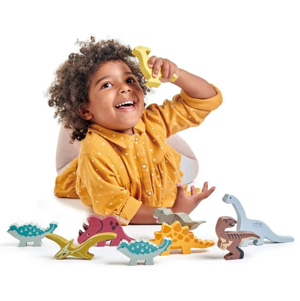 Tender Leaf® Dinosaurs Blocks - 8pcs w/ display