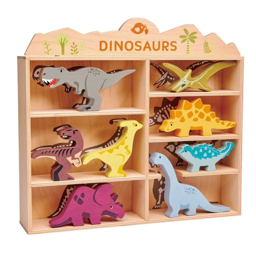 Tender Leaf® Dinosaurs Blocks - 8pcs w/ display