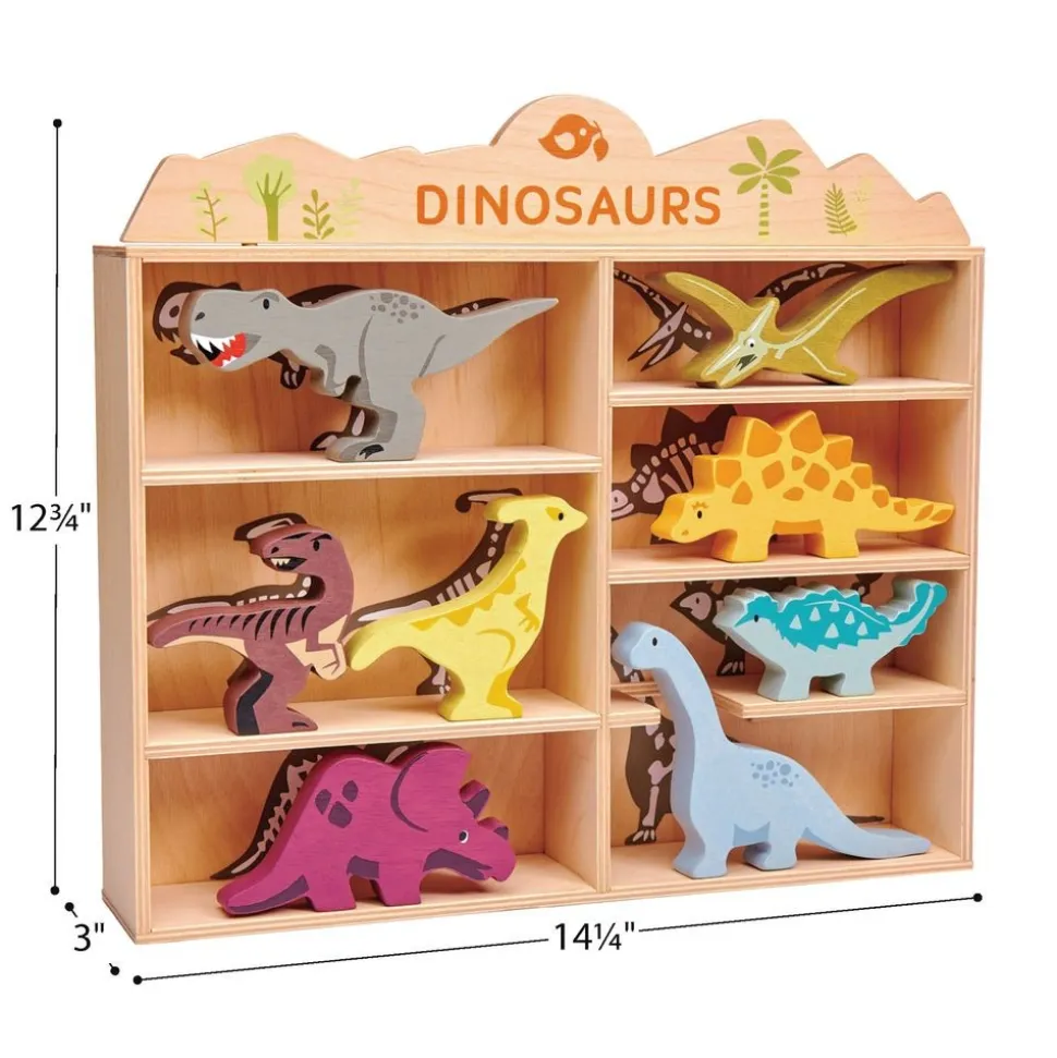 Tender Leaf® Dinosaurs Blocks - 8pcs w/ display