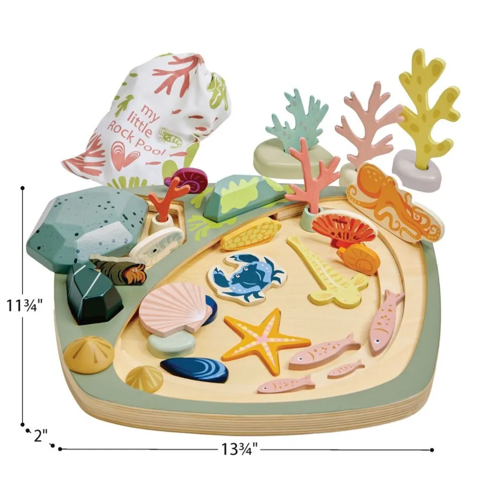 Tender Leaf® My Little Rock Pool - 33pc w/ base + drawstring bag