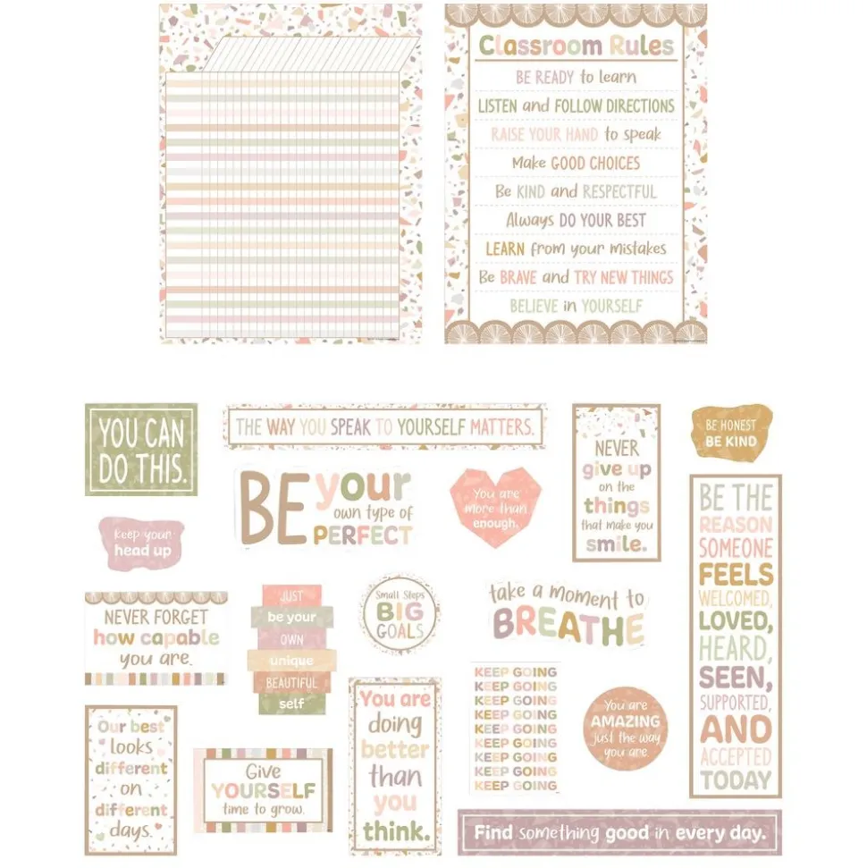 Terrazzo Classroom Décor Set