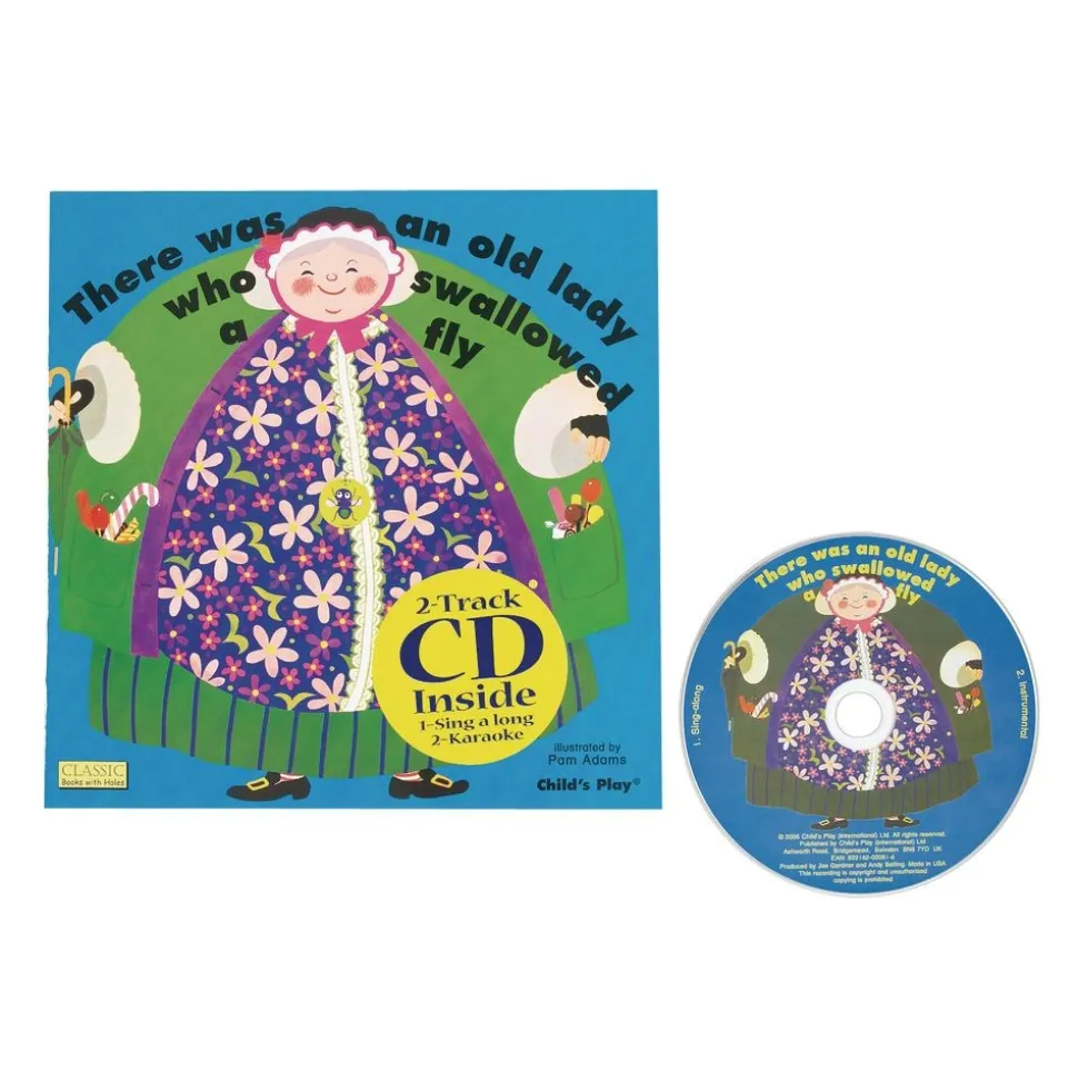 There Was An Old Lady Book & CD
