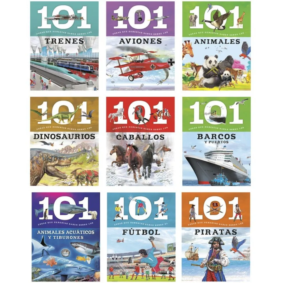 101 Things Things That You Should Know About (101 Cosas que Deberias Saber Sobrelos): 10-Book Set