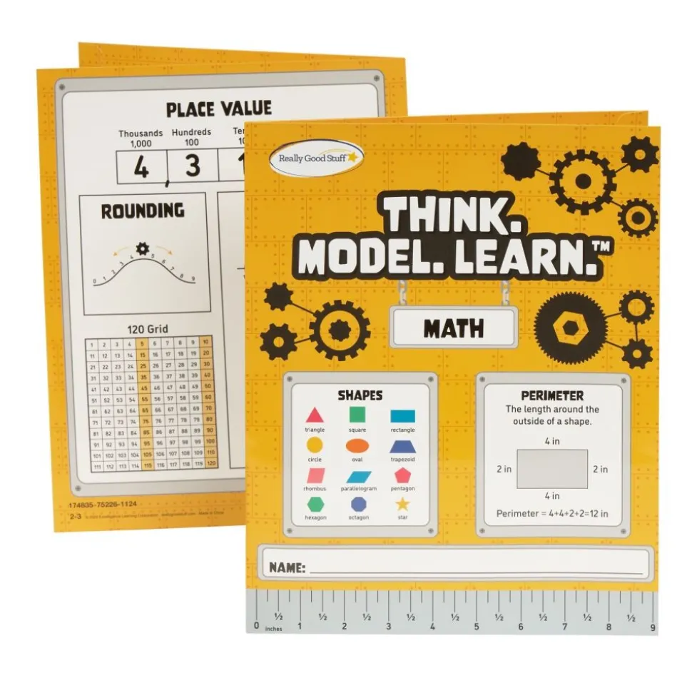 Think. Model. Learn.™ Grades 2-3 2-Pocket Folder - Set of 12