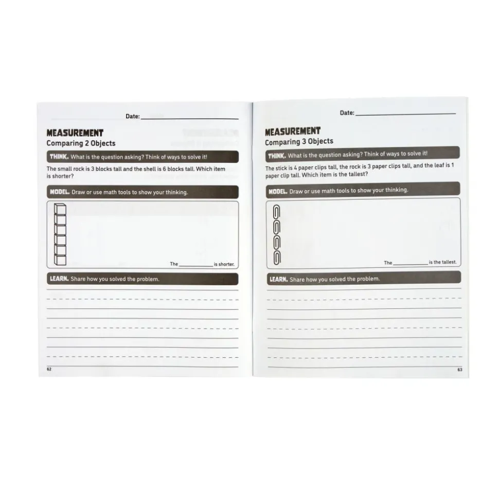 Think. Model. Learn.™ K-1 Math Journals - Set of 12