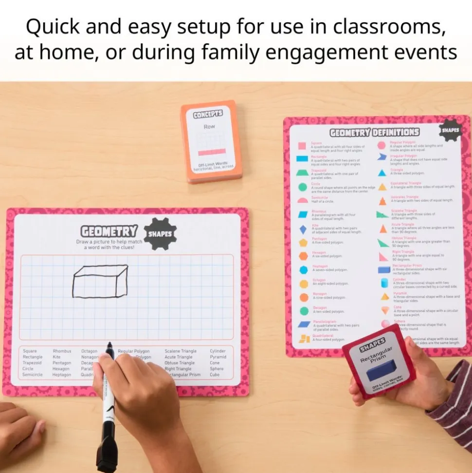 Think. Model. Learn.™ Math Center - Grades 4-5 - Geometry